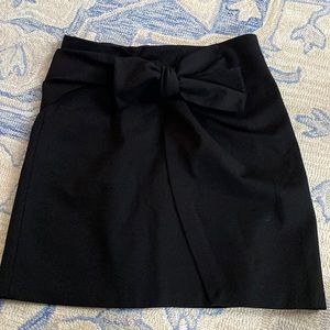 Black loft Faux Tie Skirt